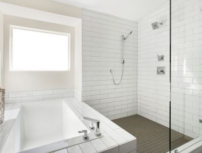 Walk-in Shower with Bench Seat